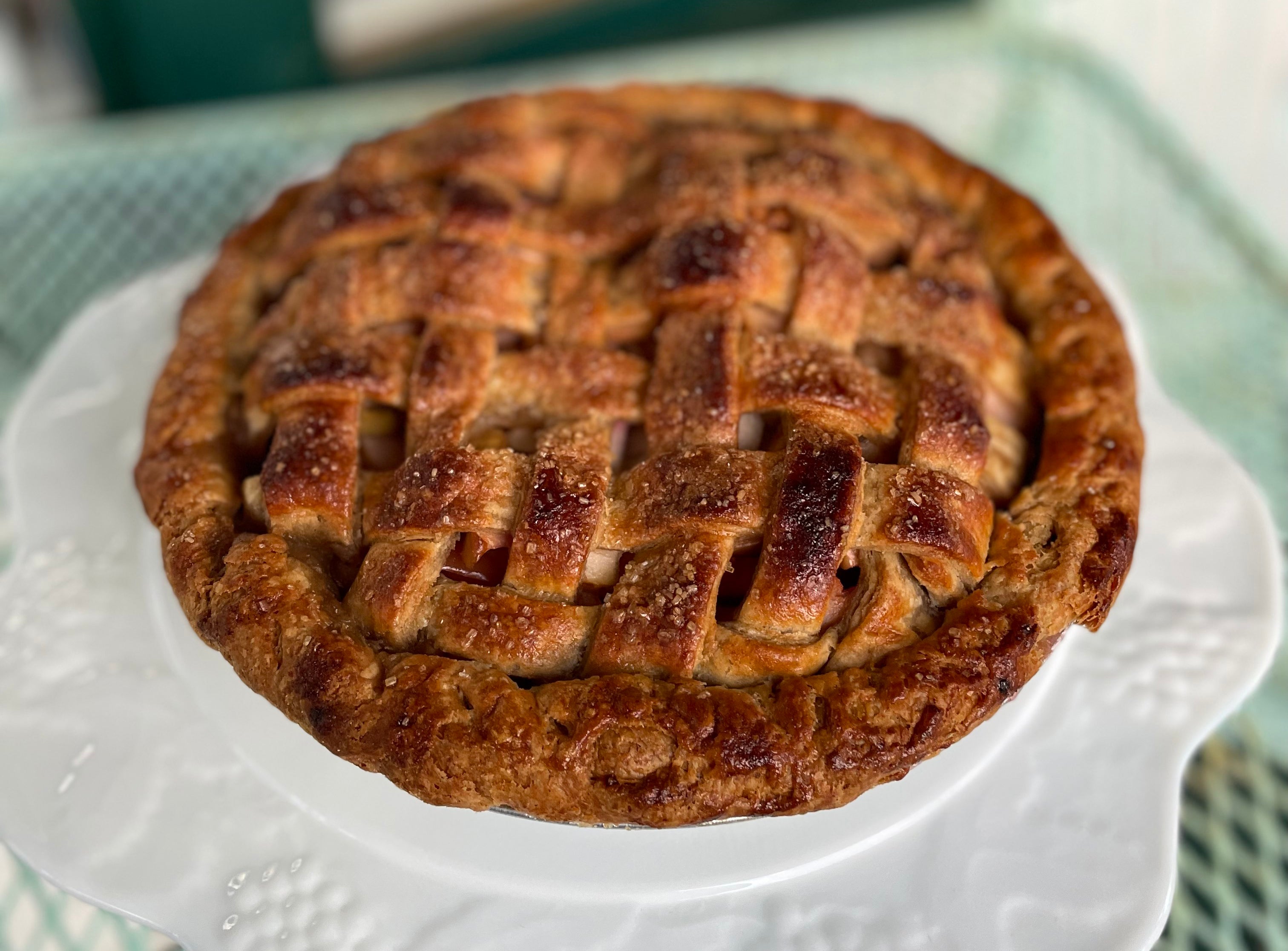 Lattice-Topped Apple Pie with All-Butter Pie Crust – Ground Up