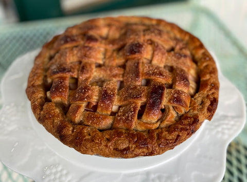 Lattice-Topped Apple Pie with All-Butter Pie Crust