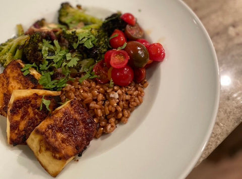 Sweet Chile Grain Bowl with Tofu