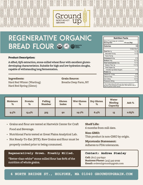Regenerative Organic Bread Flour