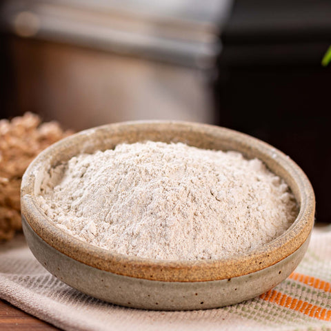 A bowl of Organic malted barley powder