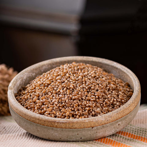 A bowl of whole grain berries