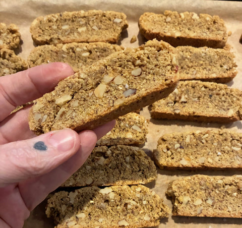 Cornmeal-Spelt Biscotti