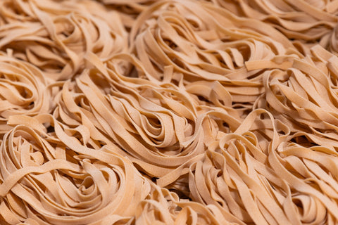 A collection of freshly-made Ancient Grain pasta